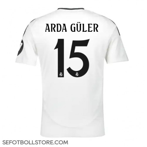 Real Madrid Arda Guler #15 Replika Hemmatröja 2024-25 Kortärmad